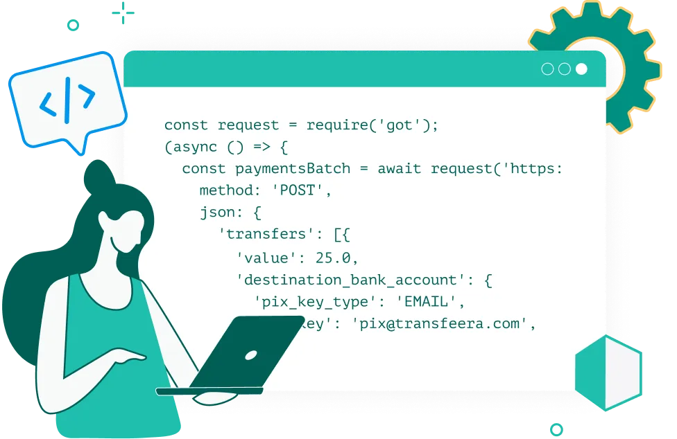 API fácil de integrar
