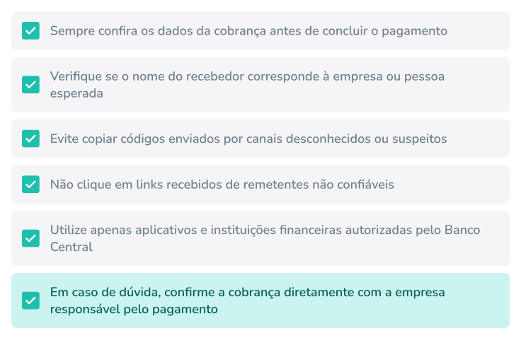 pix copia e cola fraudes